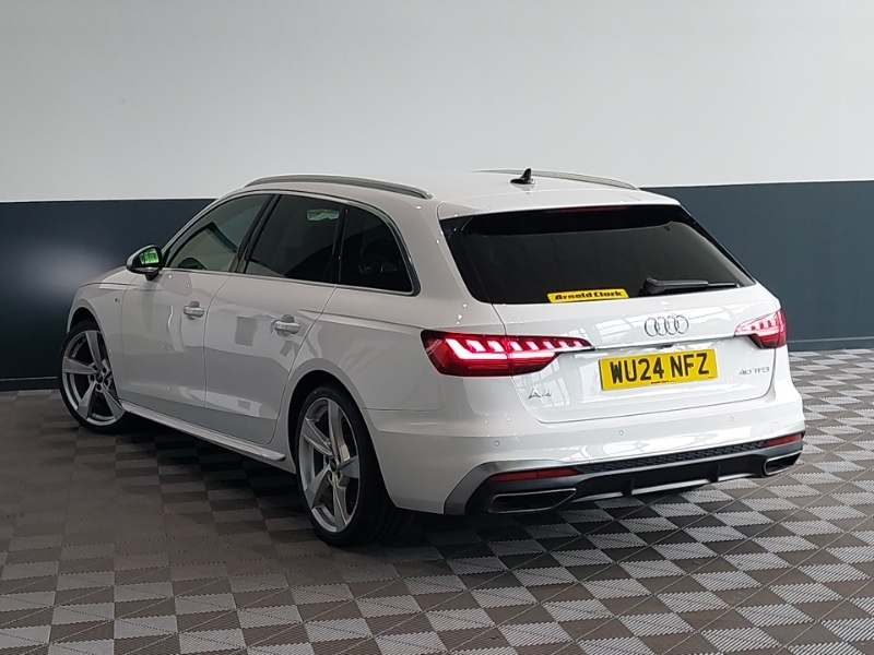 Audi A4 40 Tfsi 204 S Line S Tronic WU24NFZ White #2