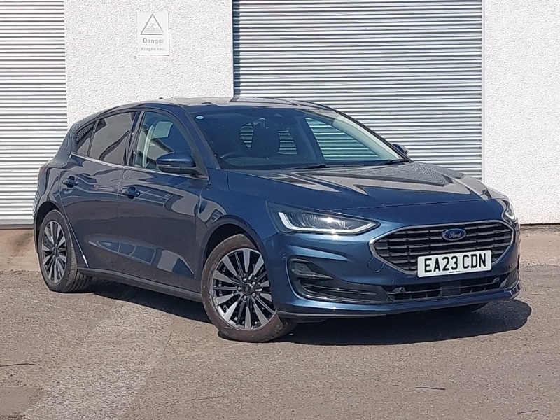 Ford Focus 1.0 Ecoboost Hybrid Mhev 155 Titanium X Blue