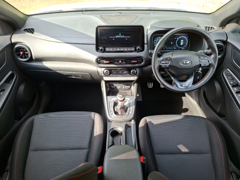 Hyundai Kona 1.0 Tgdi 48V Mhev N Line NU23WZE White #3