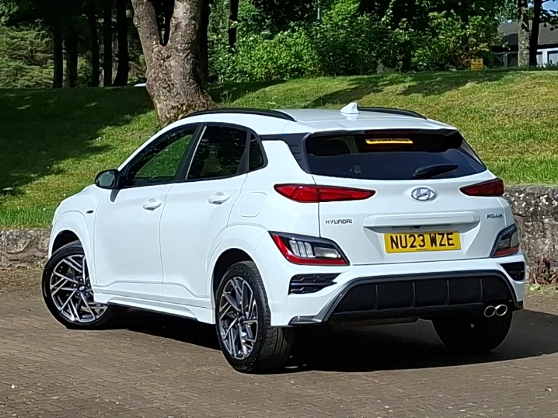 Hyundai Kona 1.0 Tgdi 48V Mhev N Line NU23WZE White #2