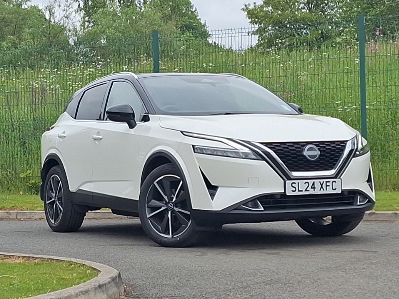 Nissan Qashqai 1.3 Dig-t Mh Tekna White