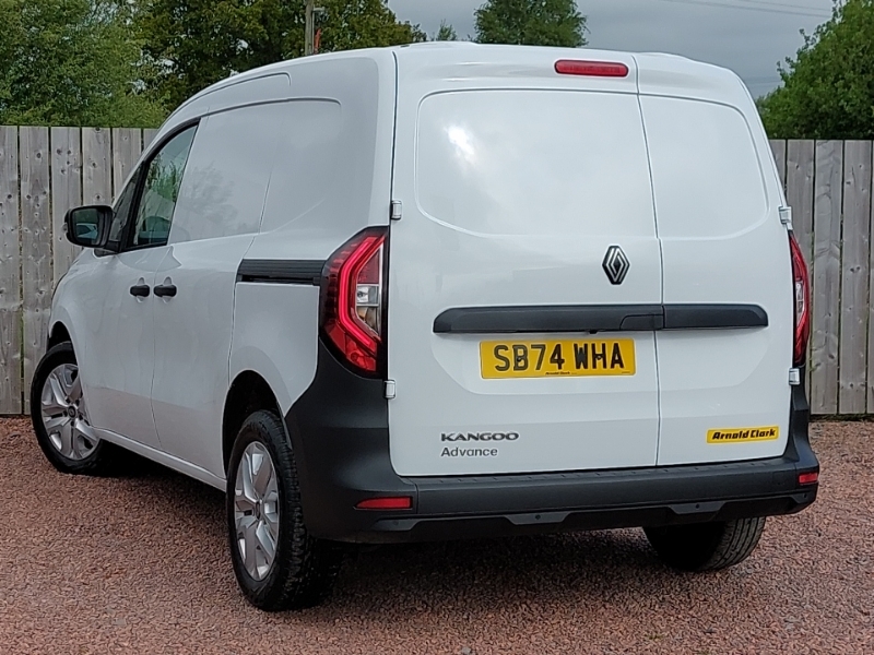 Renault Kangoo Ml19 Blue Dci 95 Advance Safety Van White #2