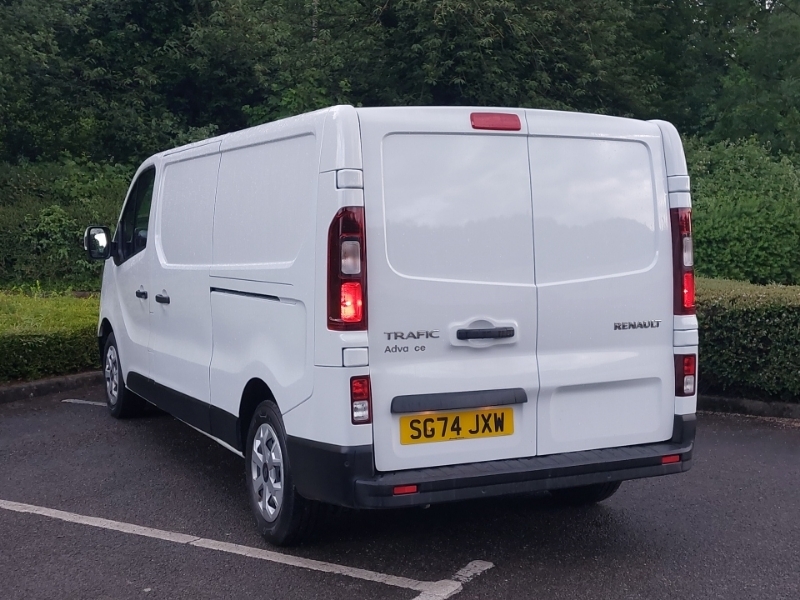 Renault Trafic Ll30 Blue Dci 130 Advance Van SG74JXW White #2