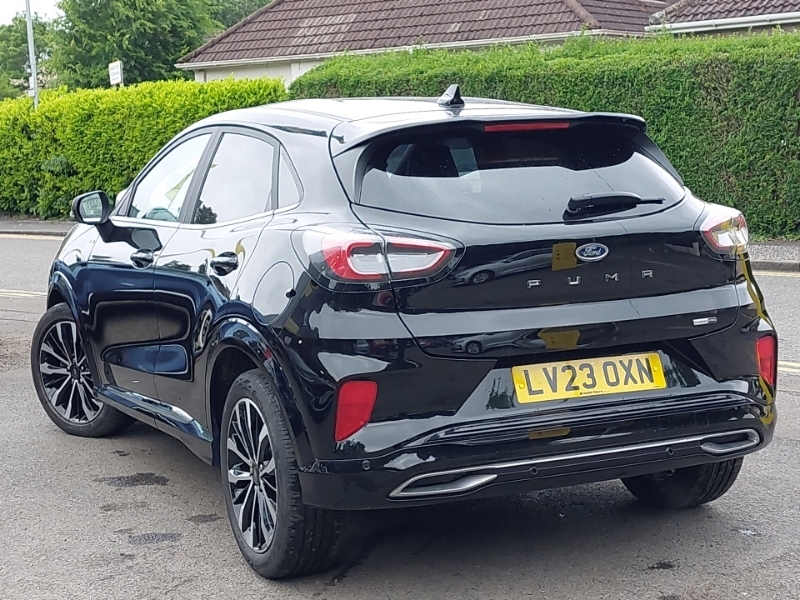 Ford Puma 1.0 Ecoboost Hybrid Mhev 155 St-line Vignale LV23OXN Black #2