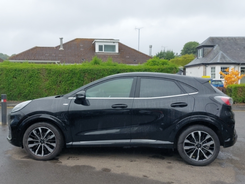 Ford Puma 1.0 Ecoboost Hybrid Mhev 155 St-line Vignale LV23OXN Black #4