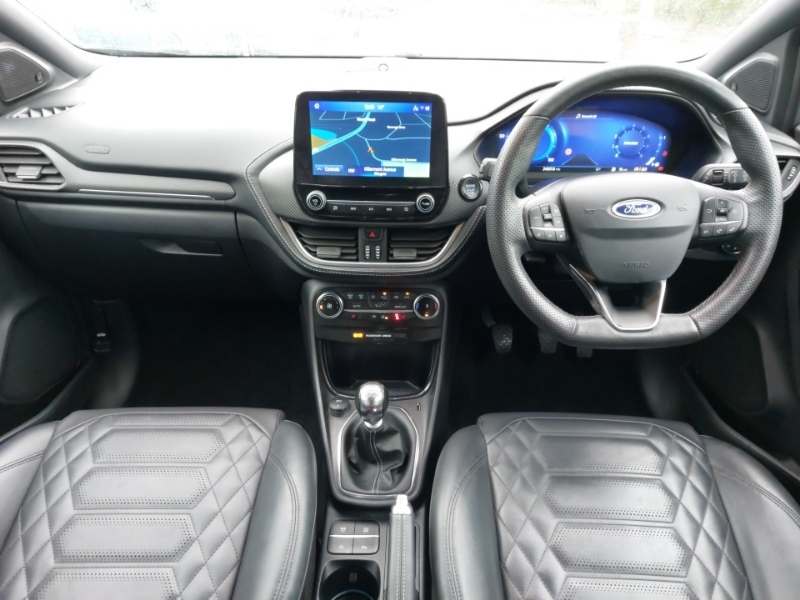Ford Puma 1.0 Ecoboost Hybrid Mhev 155 St-line Vignale LV23OXN Black #3