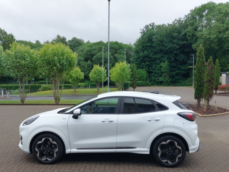 Ford Puma 1.0 Ecoboost Hybrid Mhev 155 St-line X Dct NC25JXD White #4