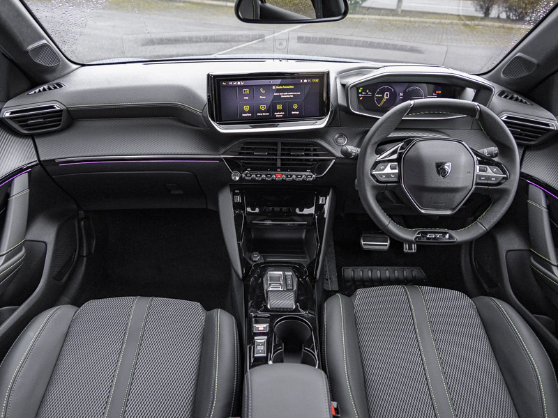 Peugeot e-208 100Kw Gt 50Kwh Grey #3