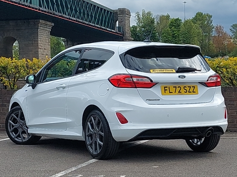 Ford Fiesta 1.0 Ecoboost St-line FL72SZZ White #2