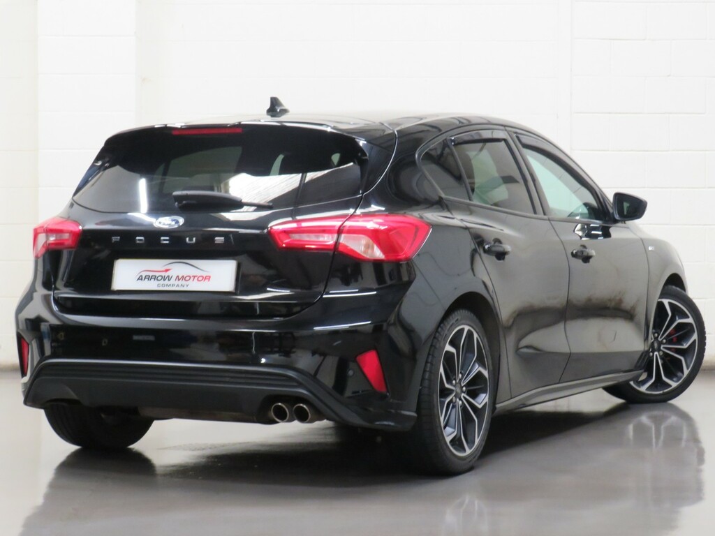 Ford Focus Hatchback 1.5 Ecoblue St-line X Euro 6 Ss YO68RHE Black #3