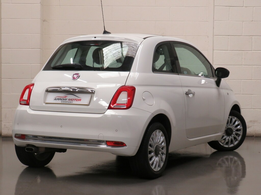 Fiat 500 Hatchback 1.2 Lounge Euro 6 Ss 201717 MJ17VHU White #3