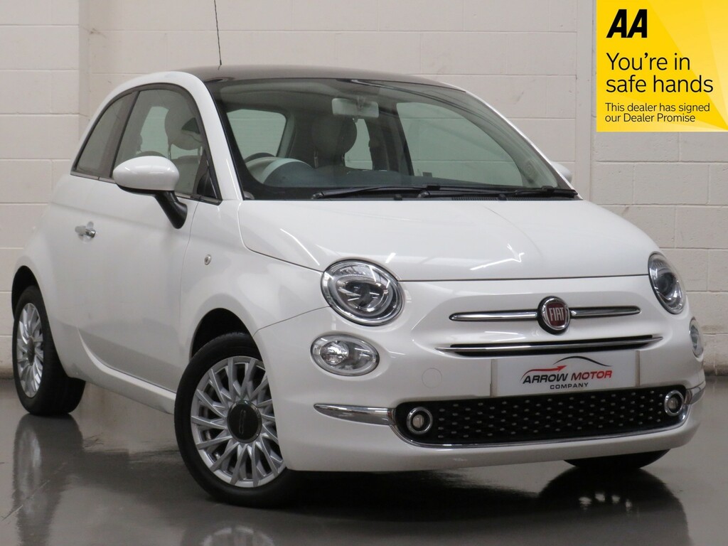 Fiat 500 Hatchback 1.2 Lounge Euro 6 Ss 201717 White