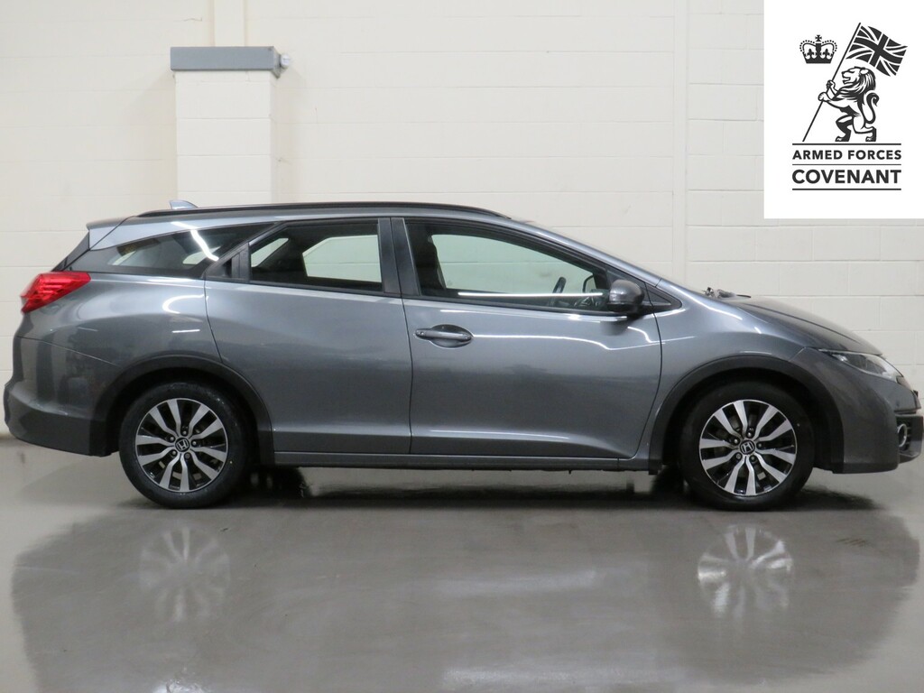 Honda Civic Estate 1.6 I-dtec Se Plus Tourer Euro 5 Ss MD16ZLN Grey #2