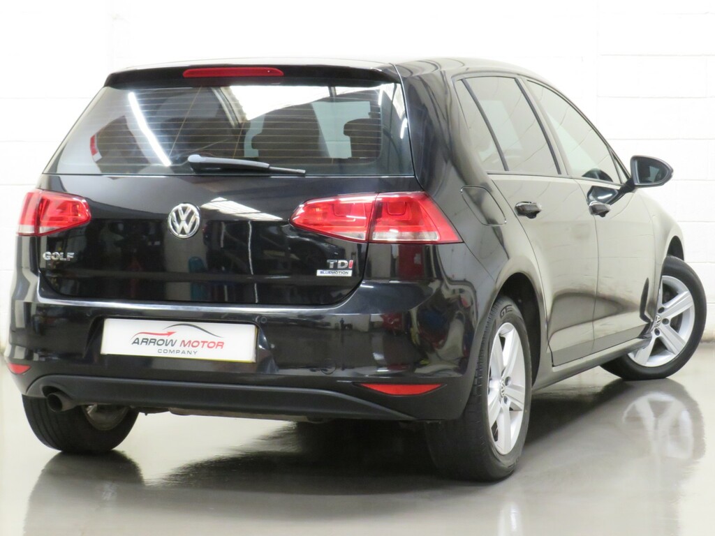 Volkswagen Golf Hatchback 1.6 Tdi Bluemotion Tech Match Euro 6 S YH65TPZ Black #3
