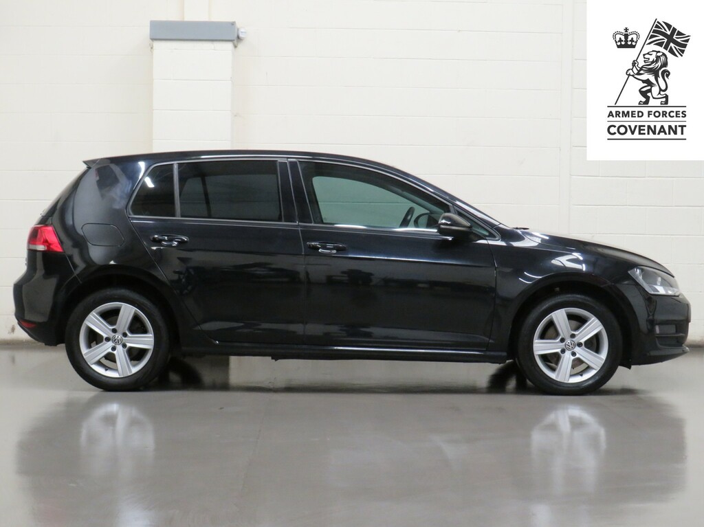 Volkswagen Golf Hatchback 1.6 Tdi Bluemotion Tech Match Euro 6 S YH65TPZ Black #2