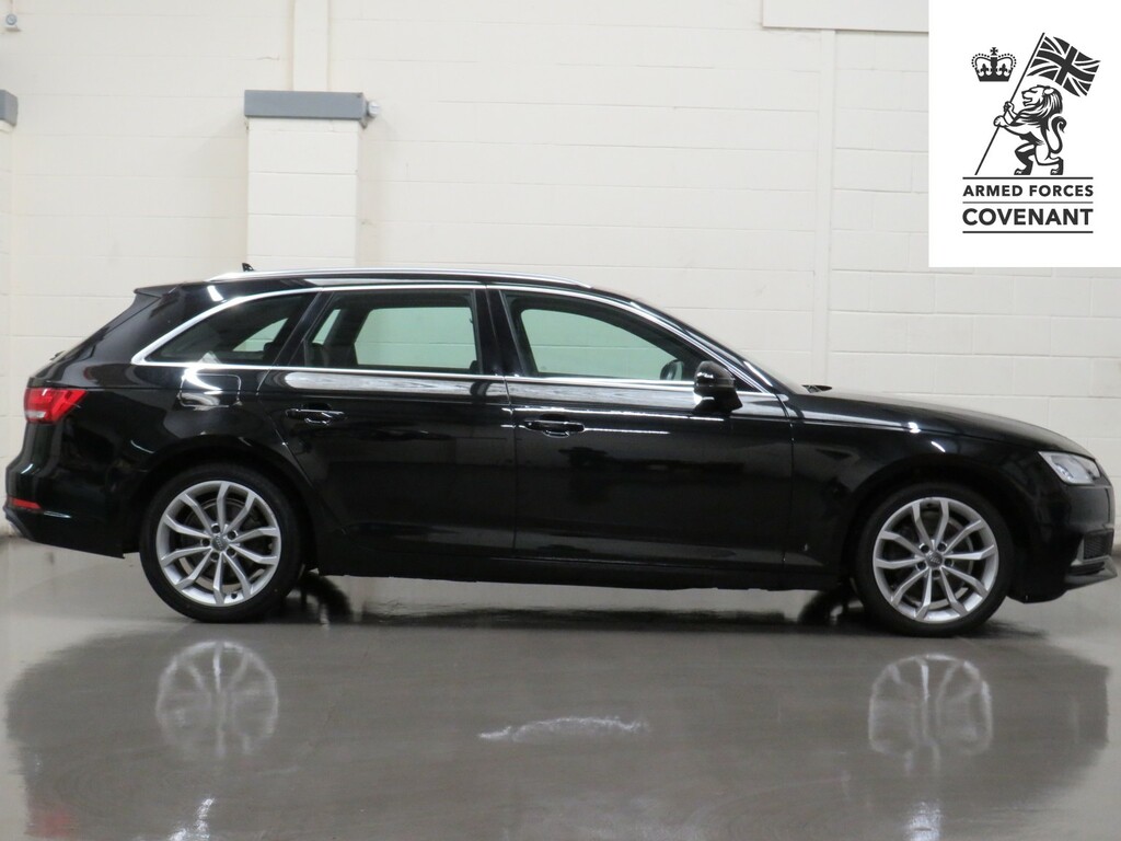 Audi A4 Avant Estate 2.0 Tdi 35 Sport S Tronic Euro 6 Ss LR69KMG Black #2
