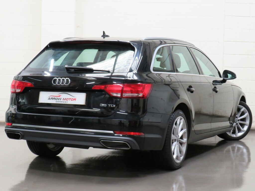 Audi A4 Avant Estate 2.0 Tdi 35 Sport S Tronic Euro 6 Ss LR69KMG Black #3