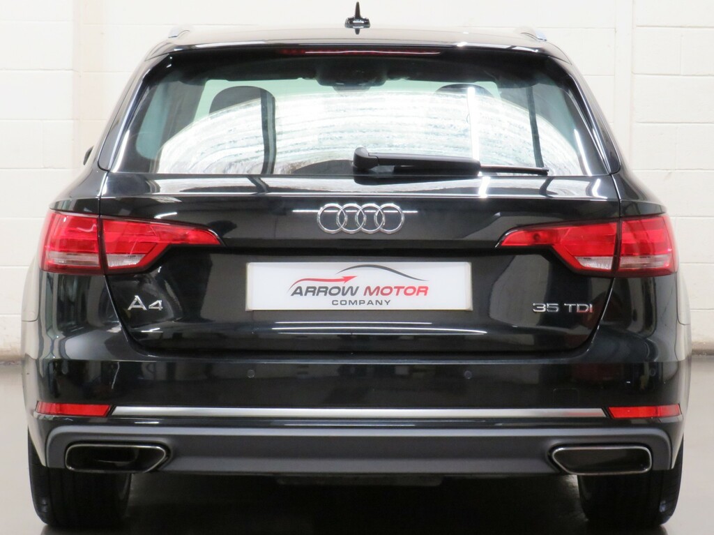 Audi A4 Avant Estate 2.0 Tdi 35 Sport S Tronic Euro 6 Ss LR69KMG Black #4