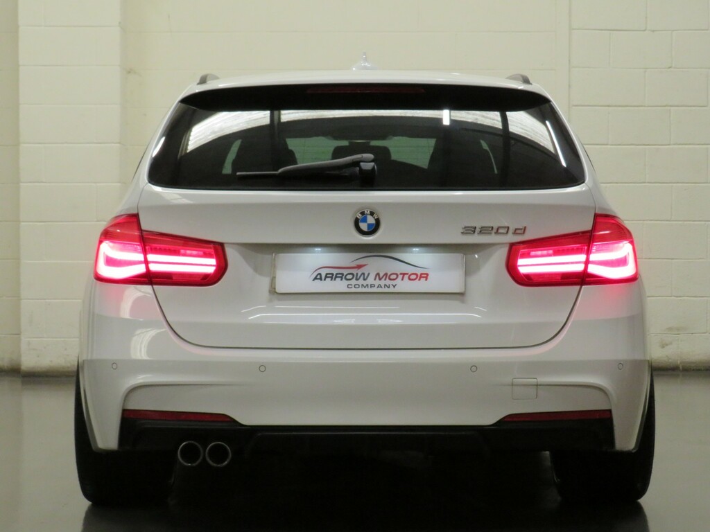 BMW 3 Series Estate 2.0 320D M Sport Touring Euro 6 Ss DL18WYR White #5