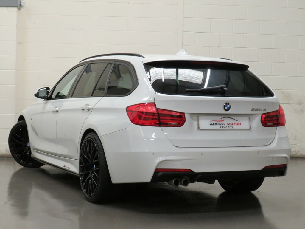 BMW 3 Series Estate 2.0 320D M Sport Touring Euro 6 Ss DL18WYR White #6