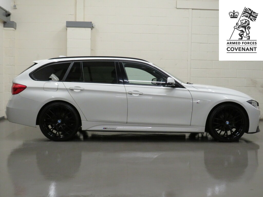 BMW 3 Series Estate 2.0 320D M Sport Touring Euro 6 Ss DL18WYR White #2