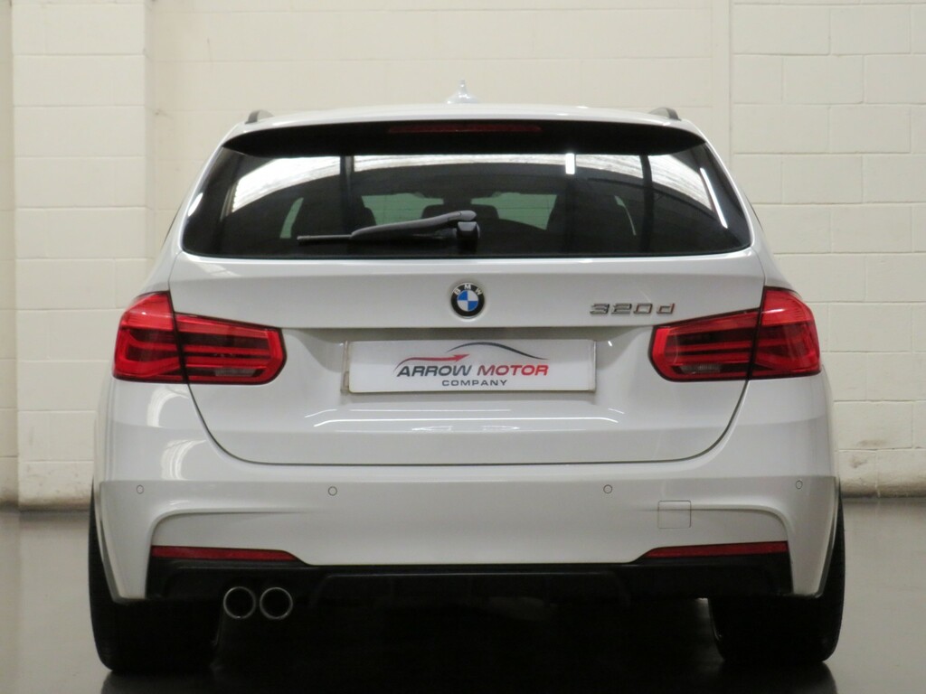 BMW 3 Series Estate 2.0 320D M Sport Touring Euro 6 Ss DL18WYR White #4