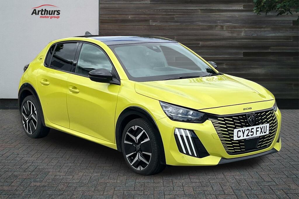 Peugeot 208 Gt Yellow