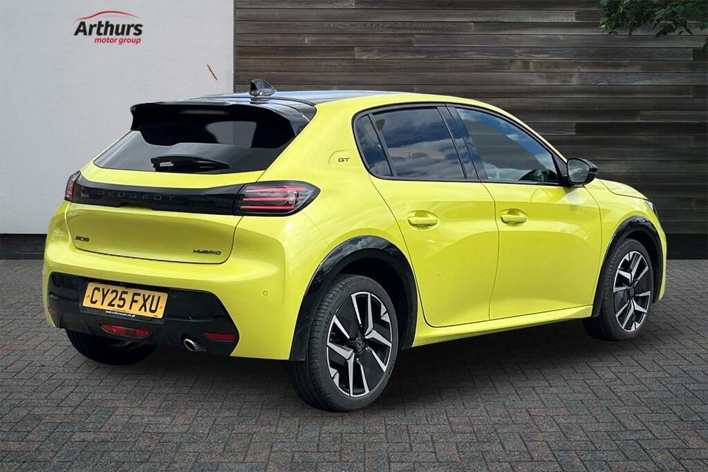 Peugeot 208 Gt CY25FXU Yellow #3