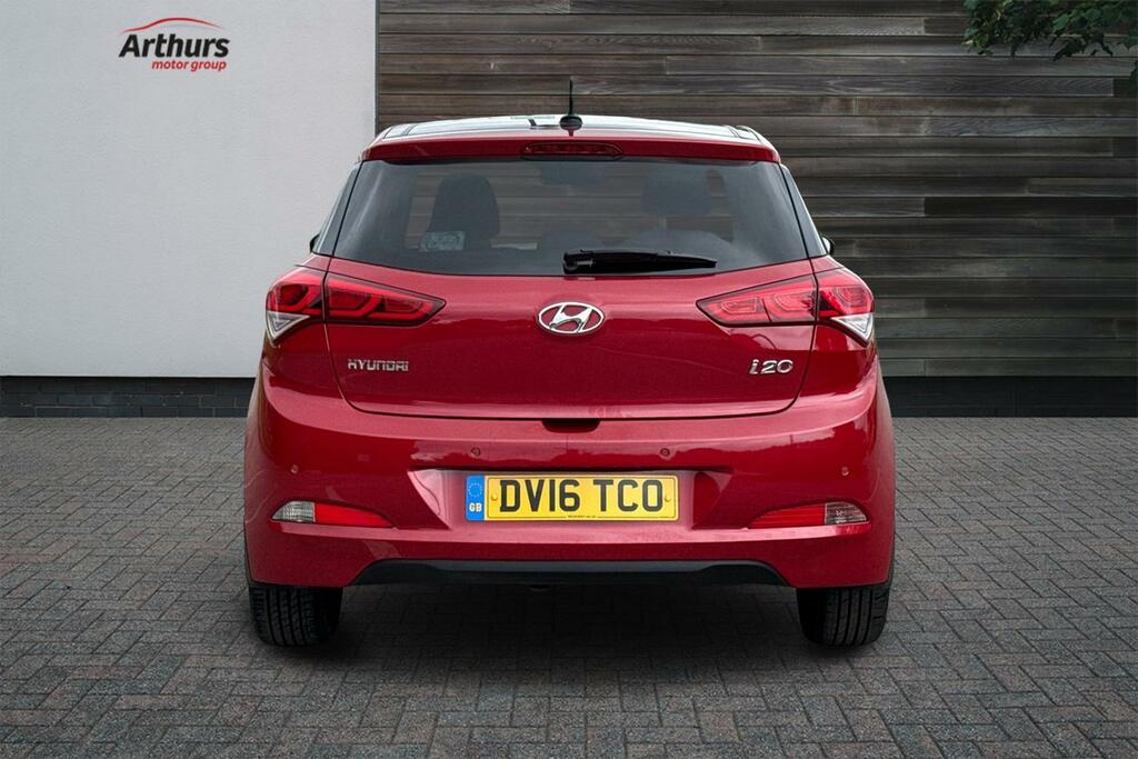 Hyundai I20 Crdi Premium Se DV16TCO Red #4