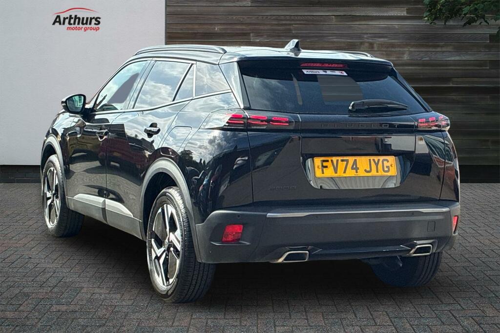 Peugeot 2008 Puretech Eat8 Ss Allure FV74JYG Black #5