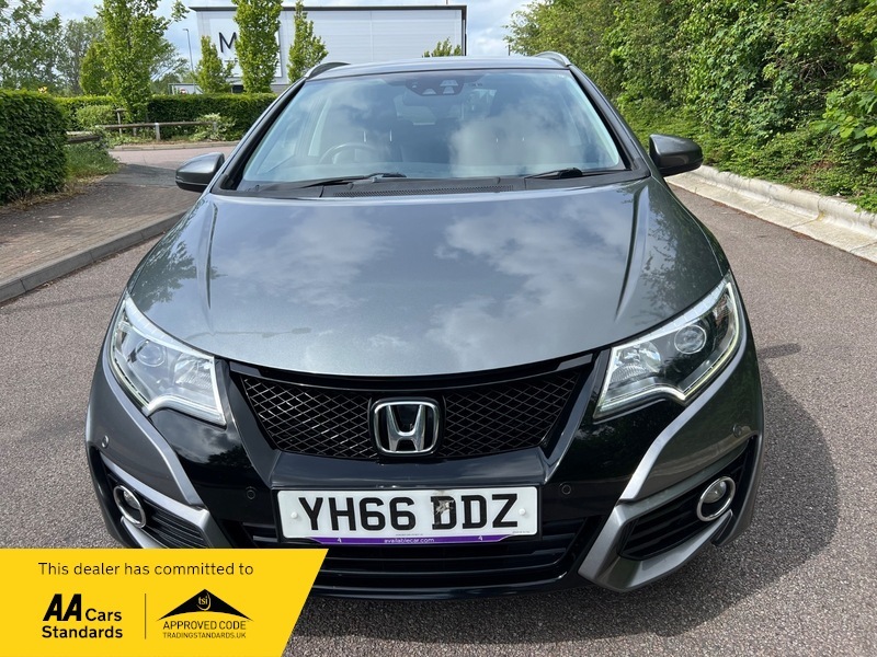 Honda Civic I-dtec Sr Tourer YH66DDZ Grey #2
