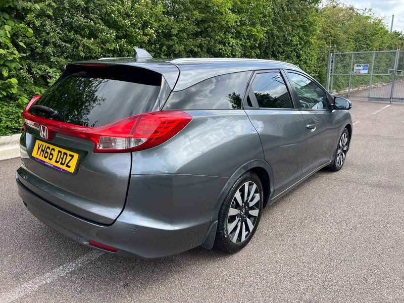 Honda Civic I-dtec Sr Tourer YH66DDZ Grey #4