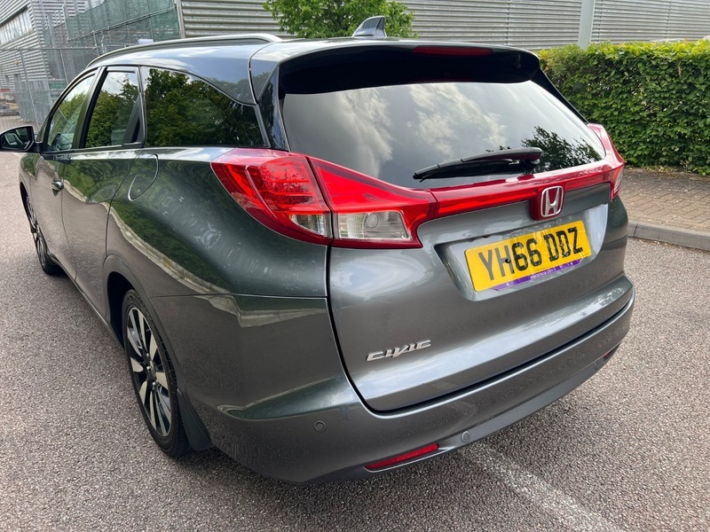 Honda Civic I-dtec Sr Tourer YH66DDZ Grey #6