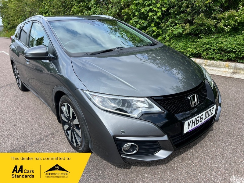 Honda Civic I-dtec Sr Tourer YH66DDZ Grey