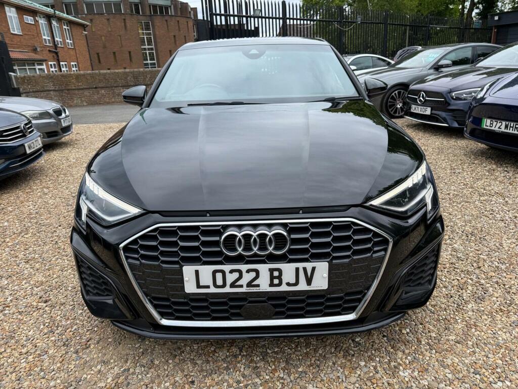 Audi A3 Hatchback 1.4 Tfsie 40 S Line Sportback S Tronic E LO22BJV Black #2