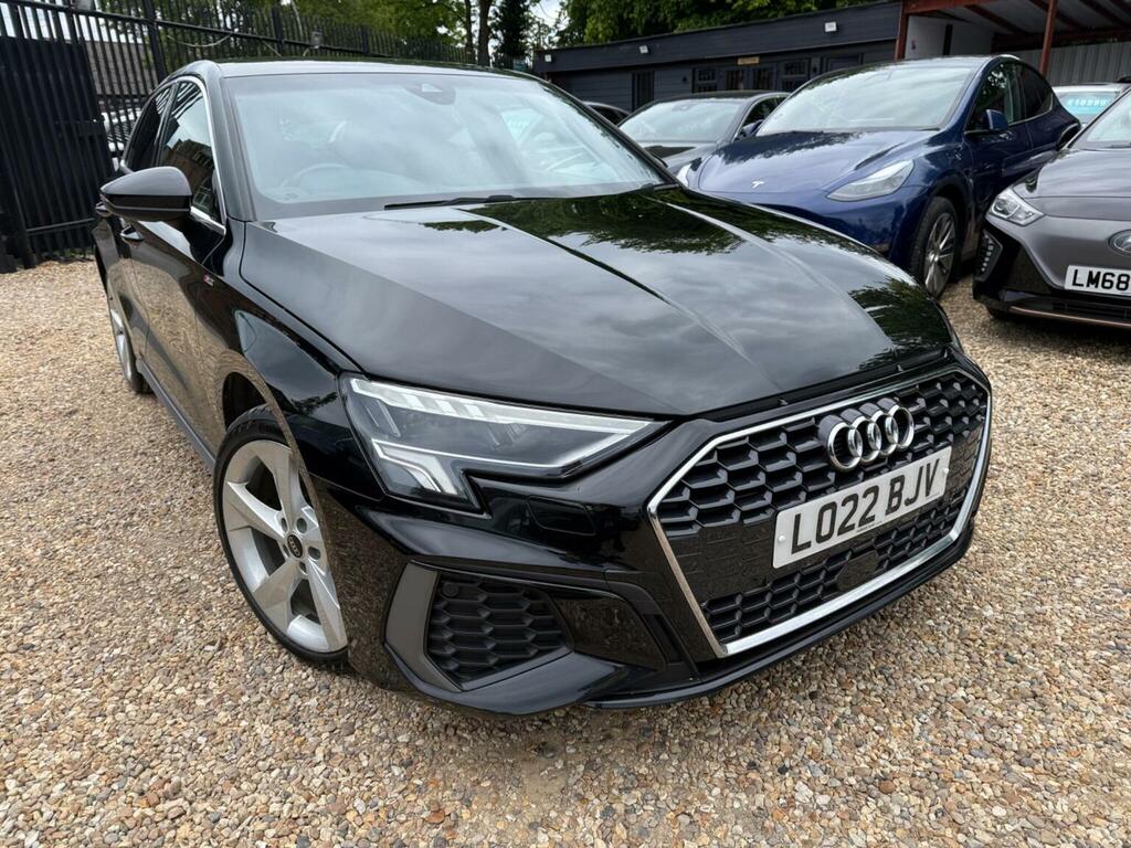 Audi A3 Hatchback 1.4 Tfsie 40 S Line Sportback S Tronic E Black