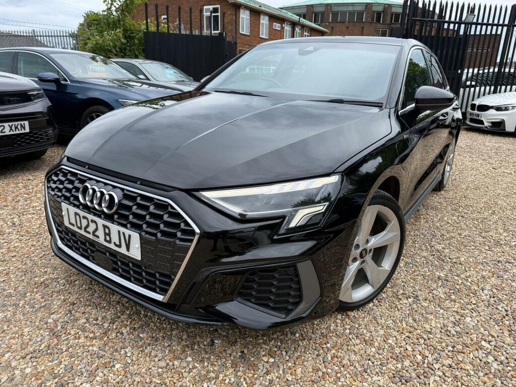 Audi A3 Hatchback 1.4 Tfsie 40 S Line Sportback S Tronic E LO22BJV Black #3