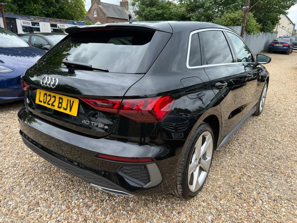 Audi A3 Hatchback 1.4 Tfsie 40 S Line Sportback S Tronic E LO22BJV Black #6