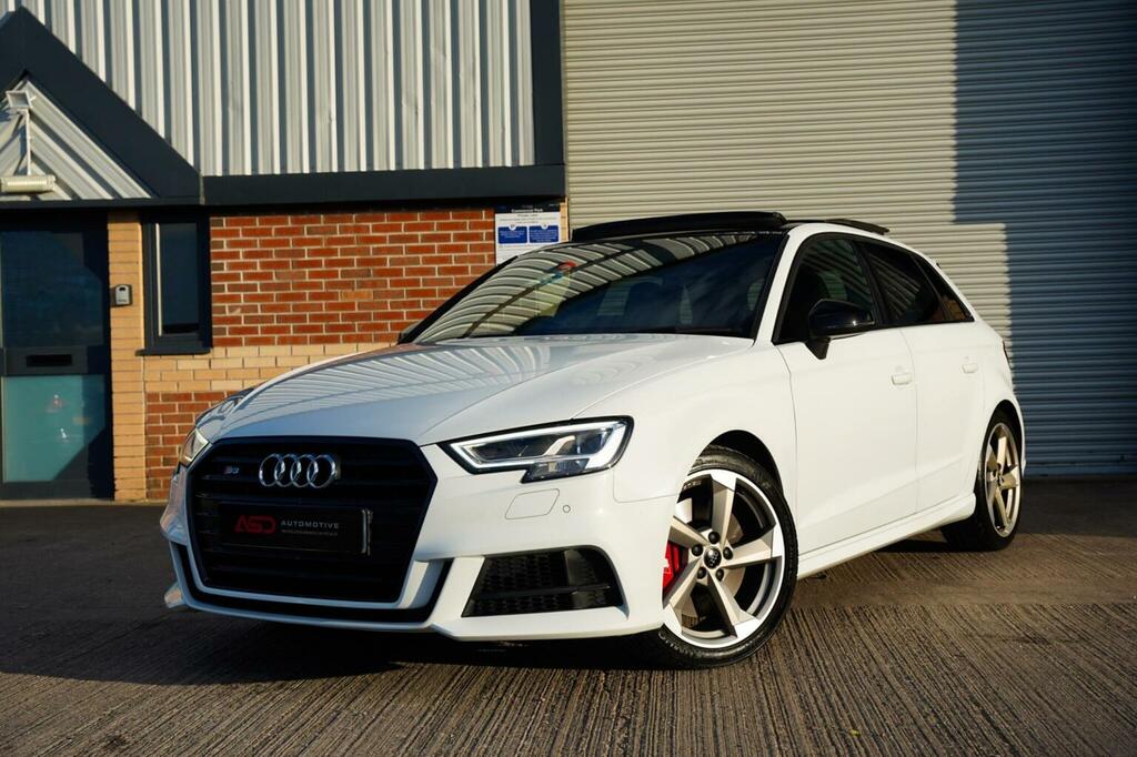Audi S3 Hatchback 2.0 Tfsi Black Edition Sportback S Troni White #6