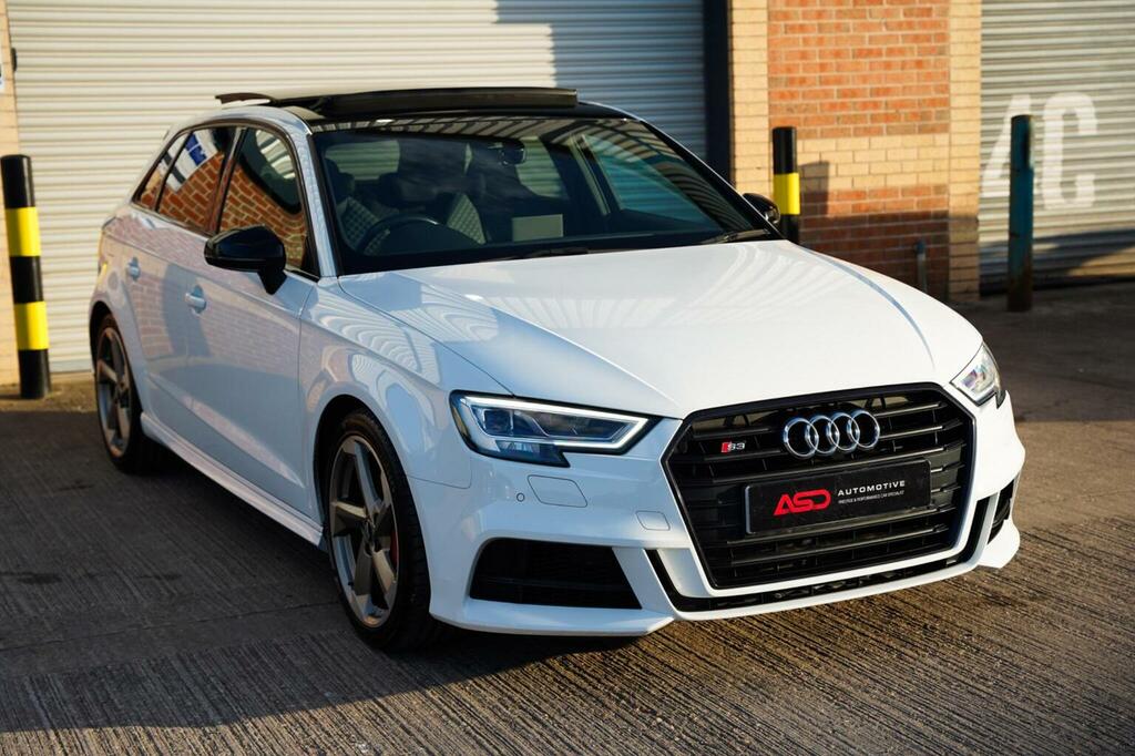 Audi S3 Hatchback 2.0 Tfsi Black Edition Sportback S Troni White #4