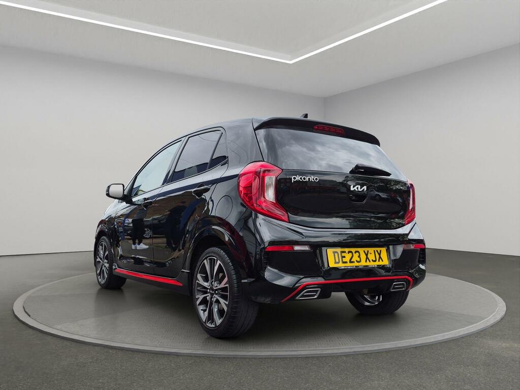 Kia Picanto Hatchback DE23XJX Black #4