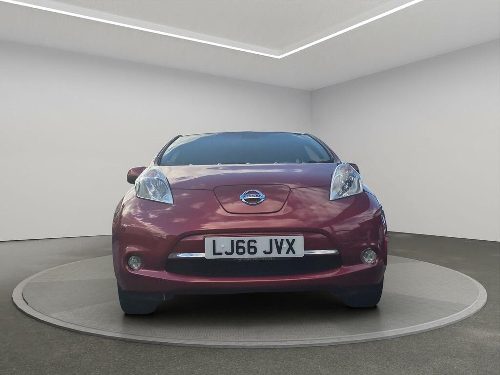 Nissan Leaf Hatchback LJ66JVX Red #2