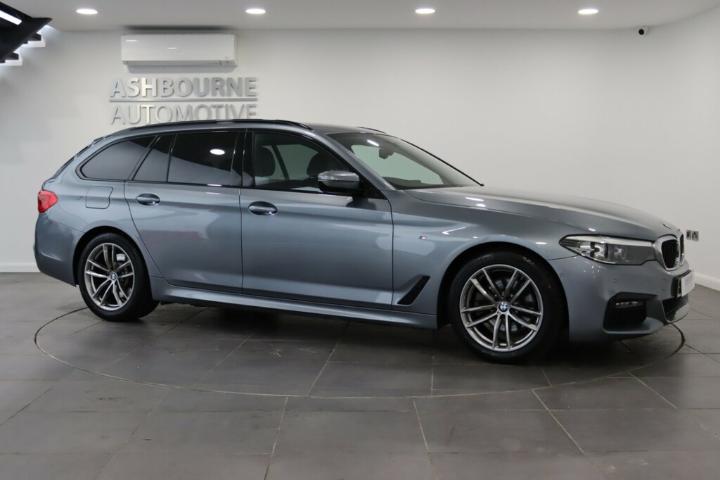 BMW 5 Series 2.0 520D M Sport Touring YG70GCZ Blue #6