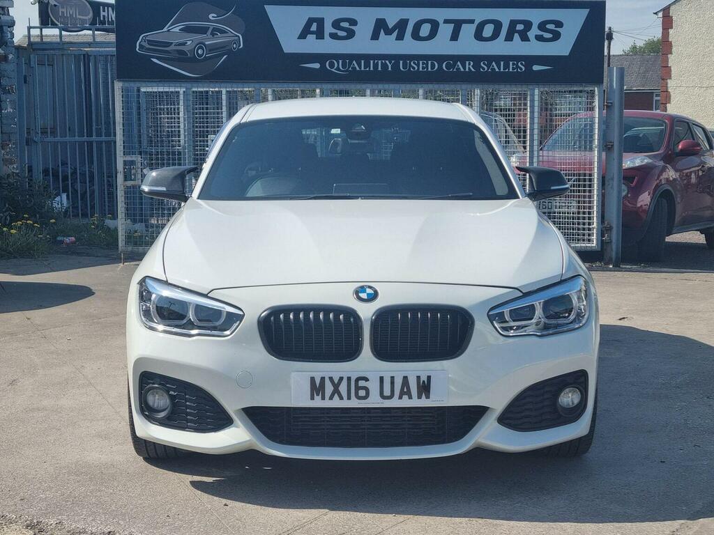 BMW 1 Series 2.0 118D M Sport Hatchback Euro 6 MX16UAW White #2