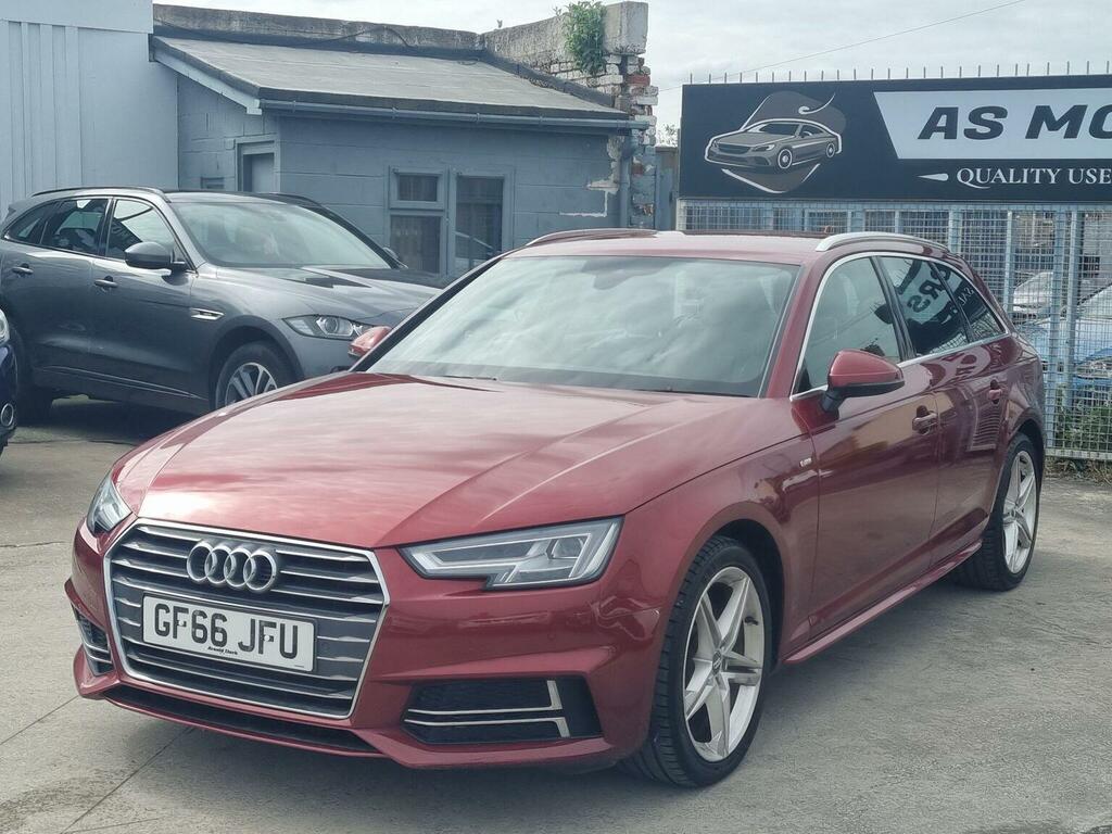 Audi A4 Avant 2.0 Tdi S Line S Tronic Euro 6 Ss 201666 GF66JFU Red #3