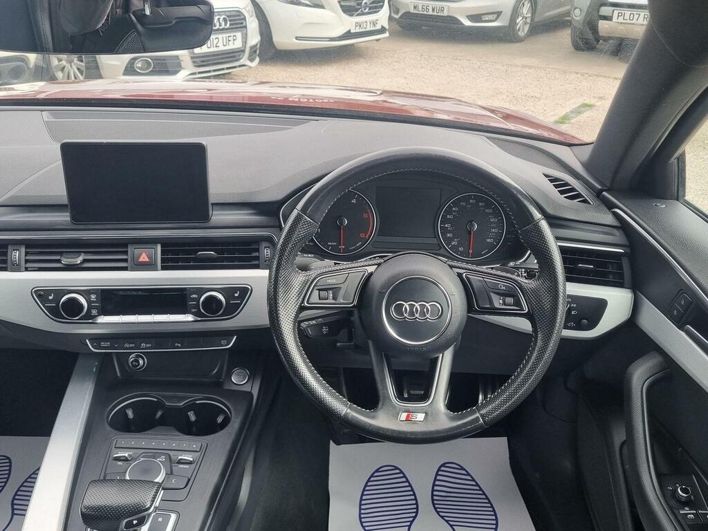 Audi A4 Avant 2.0 Tdi S Line S Tronic Euro 6 Ss 201666 GF66JFU Red #6