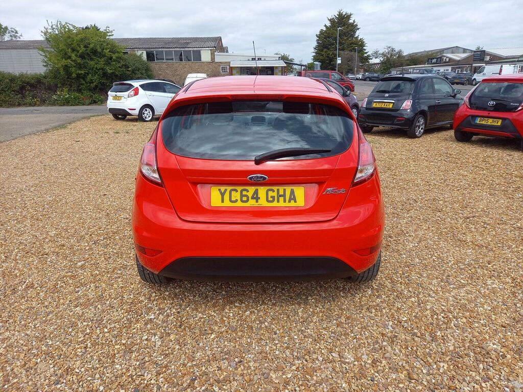 Ford Fiesta Hatchback 1.25 Zetec Euro 5 201464 YC64GHA Red #6
