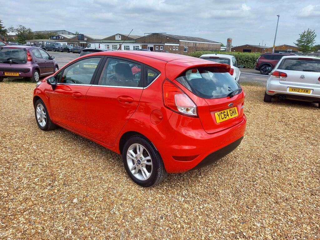 Ford Fiesta Hatchback 1.25 Zetec Euro 5 201464 YC64GHA Red #5