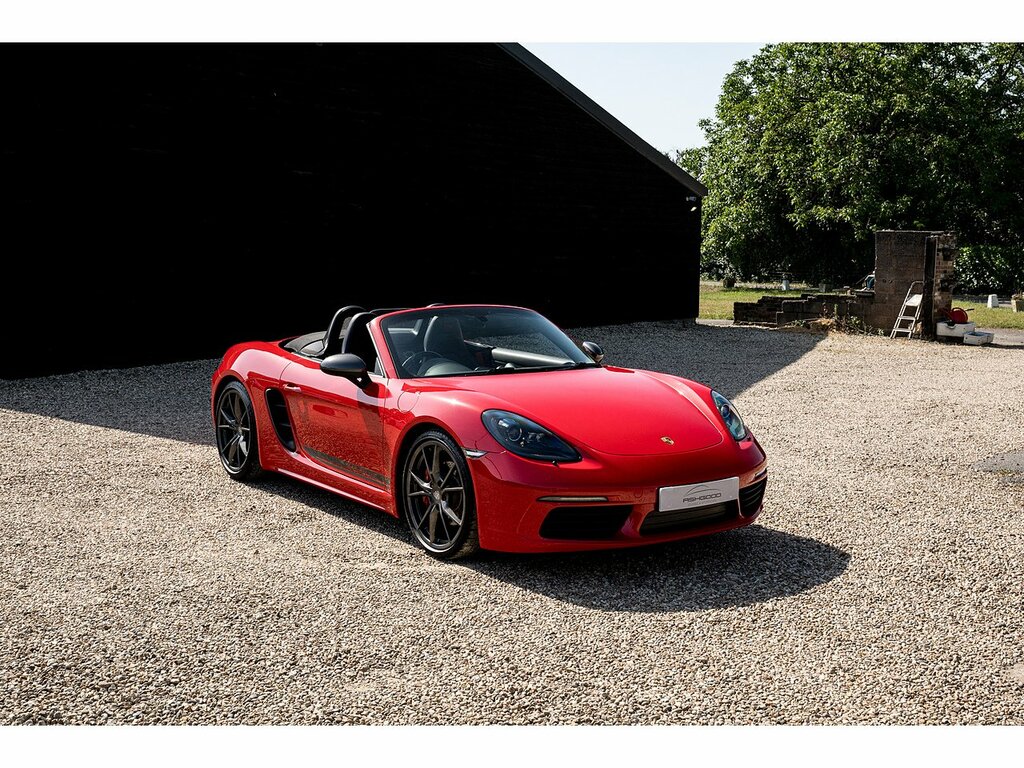 Porsche 718 Boxster T Manual Red #2
