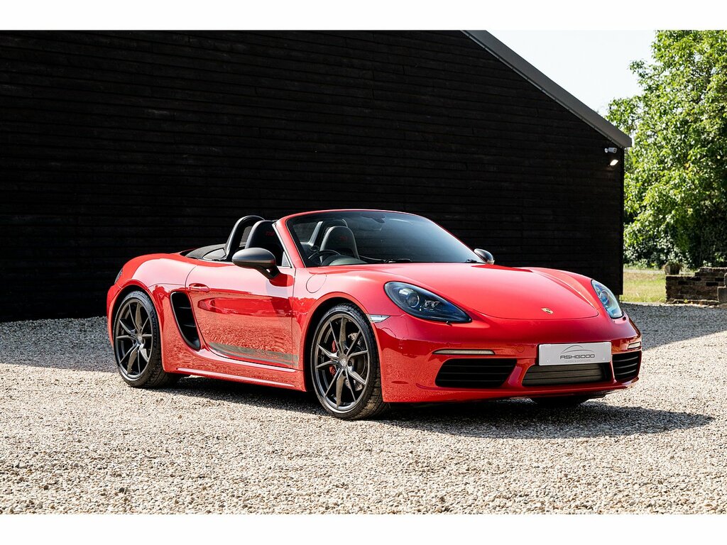 Porsche 718 Boxster T Manual Red